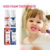 Children Foam Toothpaste Yellow Teeth Stain Removal Gingiva Protection Whitening Brighten Deep Cleaning Teeth Mousse for Kids