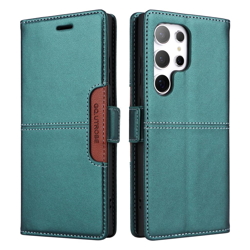 Luxury Leather Case for Samsung Flip Folio RFID Blocking Wallet Kickstand Protective Cover Holster For Samsung Galaxy S22 S23 S24 S25 Ultra Note20