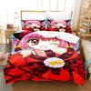 3D-принт аниме каваи девушки Токио Мью Мью комплект постельного белья односпальный двуспальный двуспальный двуспальный комплект для взрослых и детей спальня пододеяльник наборы