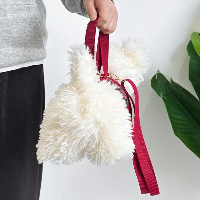 Сумка в том же стиле, что и у собак Вест-Хайленд, мультяшная сумка с изображением пушистого щенка, сумка для осенне-зимней куклы в виде белой башни