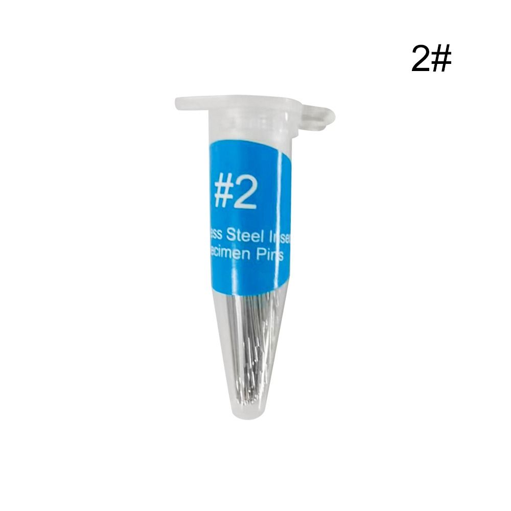 100 шт. высокопрочных лабораторных принадлежностей для энтомологии, штифтов для образцов, приспособлений для вскрытия насекомых, игл, штифтов