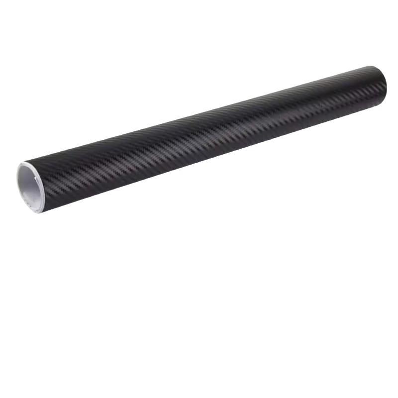 Черная самоклеящаяся 3D декаль из углеродного волокна для автомобилей, мотоциклов, компьютеров и скутеров