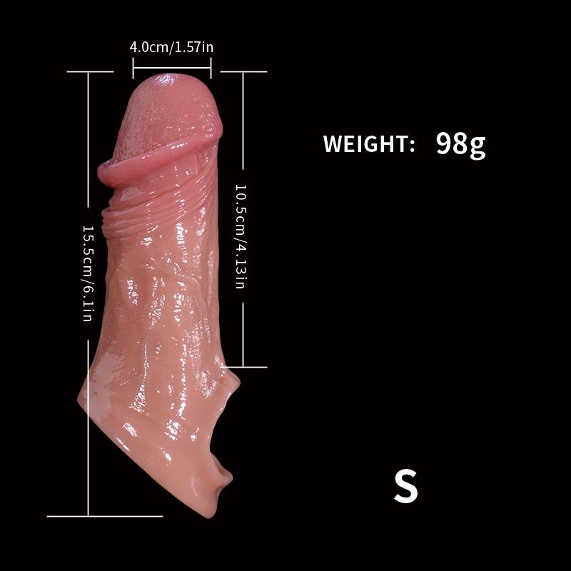 Многоразовый жидкий силиконовый презерватив для увеличения, насадка на пенис, удлинитель, усилитель, чехол на пенис, товары для взрослых для мужчин