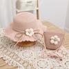 Summer Children's Sun Protection Beach Straw Hat  Princess Girl's Vacation Woven Sun Hat