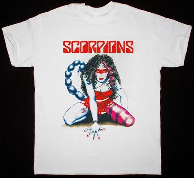 НОВАЯ Футболка Scorpions для фанатов группы Scorpions, белая, все размеры