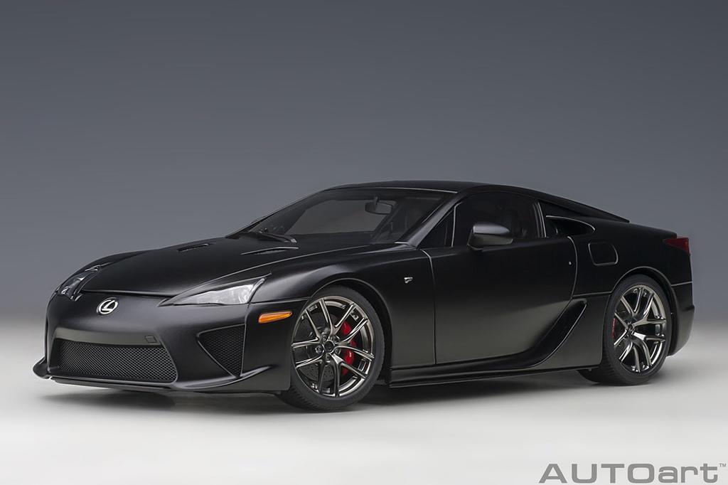 AUTOart 1/18 Lexus LFA (Matte Black) Finished Product