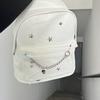 Ретро Горячая Девушка Звездная Цепь Рюкзак Женский Большая Вместимость Харадзюку Daypack Дамский Y2k Эстетика Универсальный Mochilas Mujer