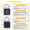 Бесключевой замок-шкафчик по отпечатку пальца, Замок безопасности, Водонепроницаемый, Умный навесной замок по отпечатку пальца, Защита от кражи, Работа от батареи
