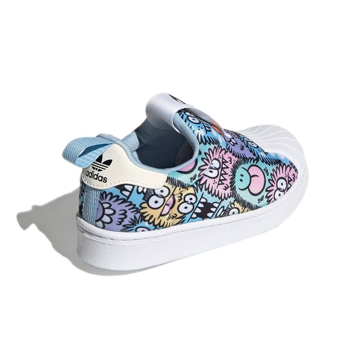 Кевин Лайонс x adidas Superstar 360 Кроссовки для малышей Monster Kids Синий Небо-Ясный Облачно-Белый H02735