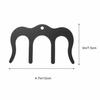 LIOOBO Music Clip, Book Stopper, Music Book Clip, Page Holder for Piano Sheet Music, Plastic Music Book Clip (Black)