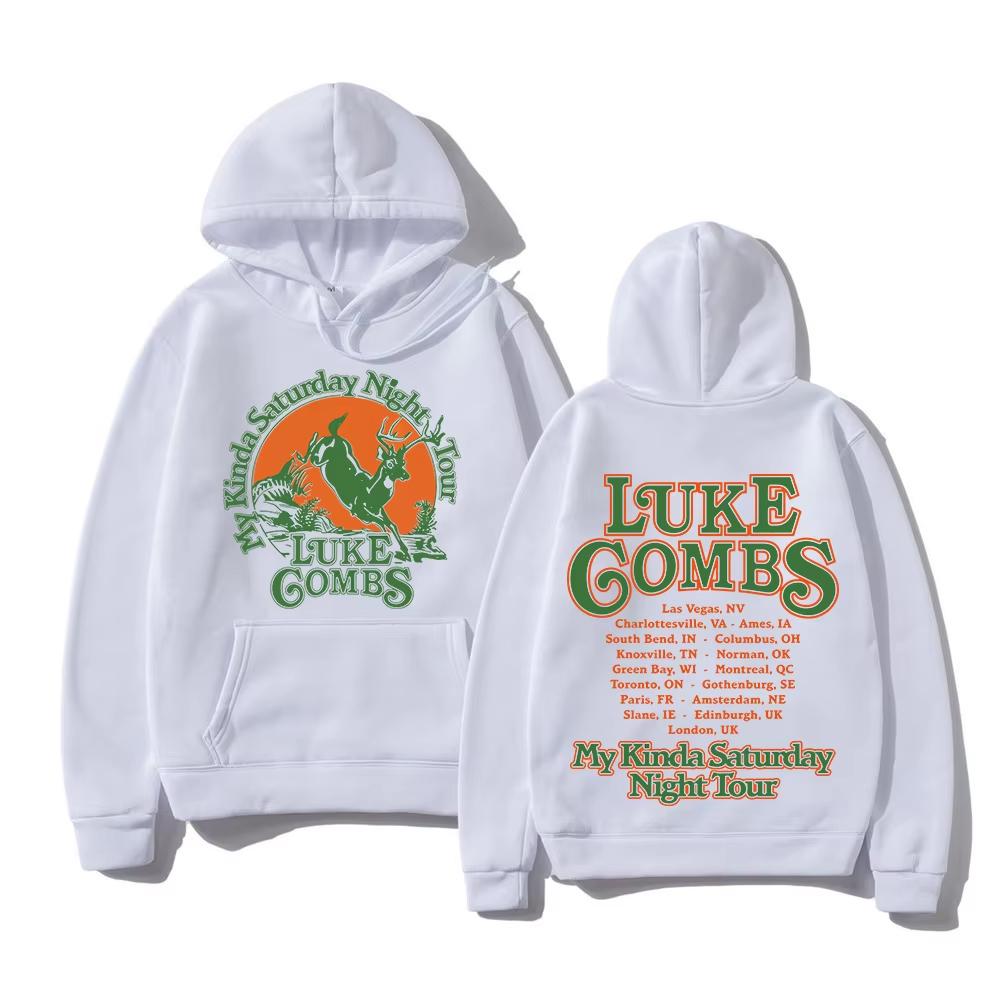 Luke Combs Deer Tour 2026 Hoodie Fashion Women_Men Vintage Aesthetic Hoodies Unisex Autumn Winter Casual Pullover Sweatshirts