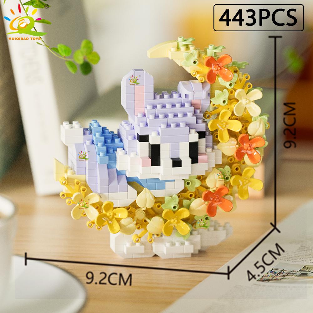 MOC Цветок Животное Микро Строительный Блок Мини 3D Алмазная Модель Кирпич DIY Строительная Игрушка для Детей Украшение Стола