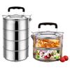 Stackable Insulated Food Container Stainless Steel Keep Warm Cylinder Food Warmer  Men Women