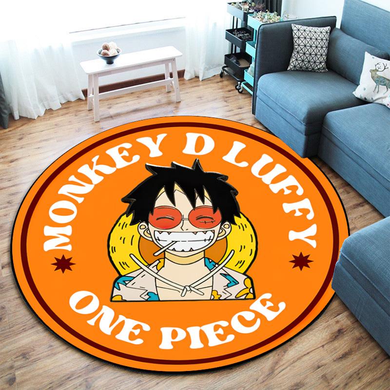 Милая Обезьянка D. Ковер Luffy из японской манги ONE PIECE мягкий, для дома, спальни, декора коврика для двери и противоскользящий ковер E2