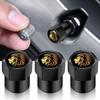 4 шт./лот Универсальные DIY В форме льва Колпачки штока клапана воздуха шины колеса автомобиля Автонаклейки для автомобилей Мото Автоаксессуары Декор Подарок