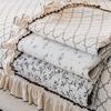Изолированный велюровый чехол на сиденье дивана, французский пасторальный плед для дивана, нескользящий, для домашних животных, детей, уголок дивана, мебельный чехол, для гостиной, Tapis De