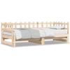 Extendable Daybed 2x (90x200) cm Solid Pine Wood