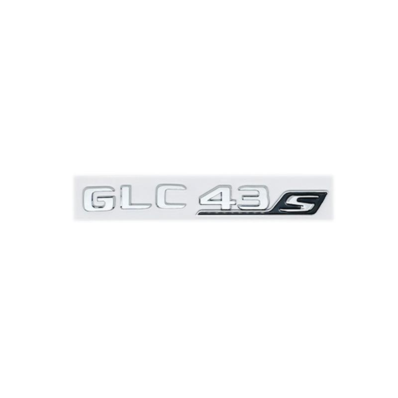 3D ABS GLC43 GLC63 GLC63S V8 Biturbo 4MATIC Car Side Trunk Rear Logo Emblem Decal Fit W166 W167