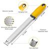 Stainless Steel Cheese Grater Lemon Zester with Cover Cheese Lemon Fruit Chocolate Grater with Nonslip Handle Kitchen Gadget 4