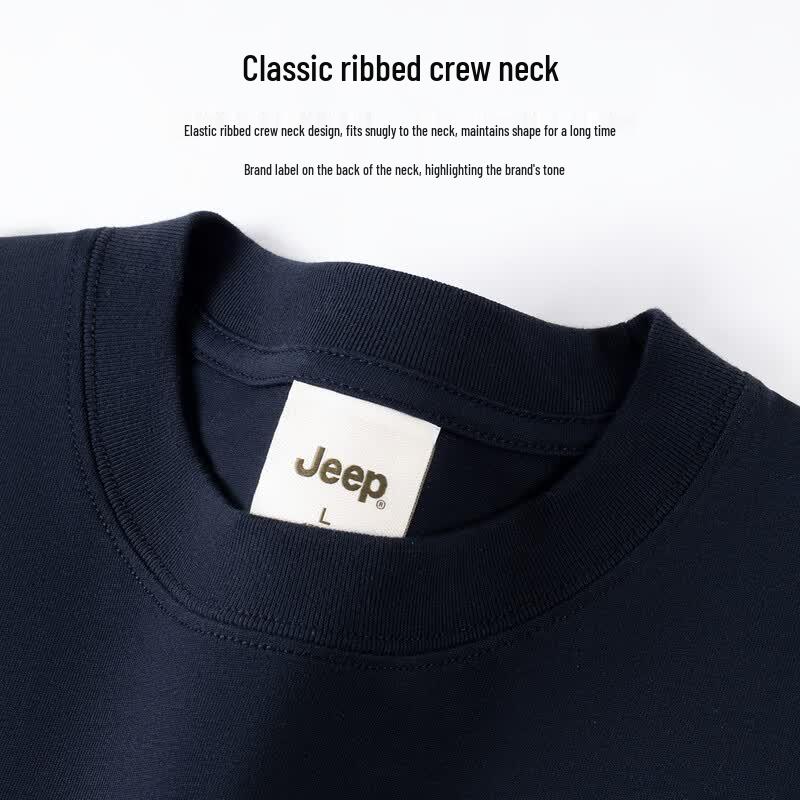 JEEP Men's 100% Cotton Short Sleeve T-Shirt