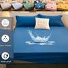 99% Waterproof Bed Sheet Cotton Fitted Sheet with Elastic Bands Non Slip Adjustable Mattress Covers Bed Protector Cover (with Pillowcase) 3pcs