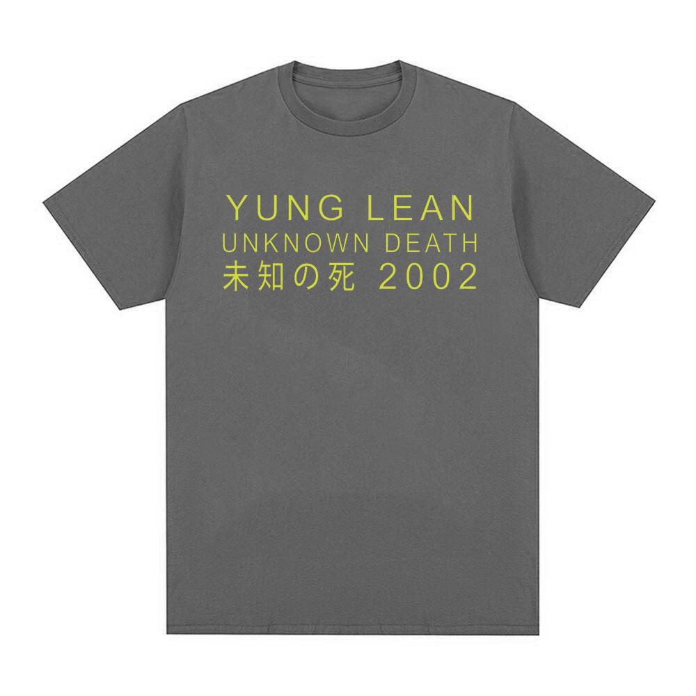Yung Lean Unknown Death 2002 Альбом Тур Футболка Мужская Женская Мода Повседневные Футболки с Коротким Рукавом Унисекс Высококачественная Хлопковая Футболка