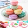 1 Pcs Random Color Cute Cake Shape Jewelry Storage Box Mini Macaron Case For Necklace Earring Jewelry Organizer