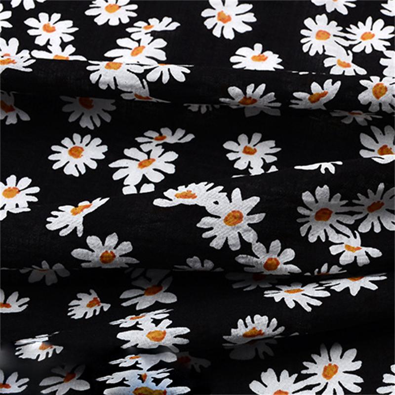 Летнее тонкое хлопковое платье Cheongsam, брюки с защитой от комаров, ткань «сделай сам», юбка, летние юбки, ткань с принтом, искусственная