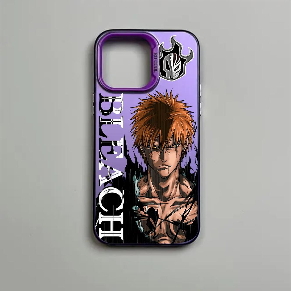Чехол для телефона BLEACH Anime для iPhone 16e 16 15 14 13 12 11 mini Pro Max X XR XSMAX 8 7 Plus, противоударный, матовый задний чехол