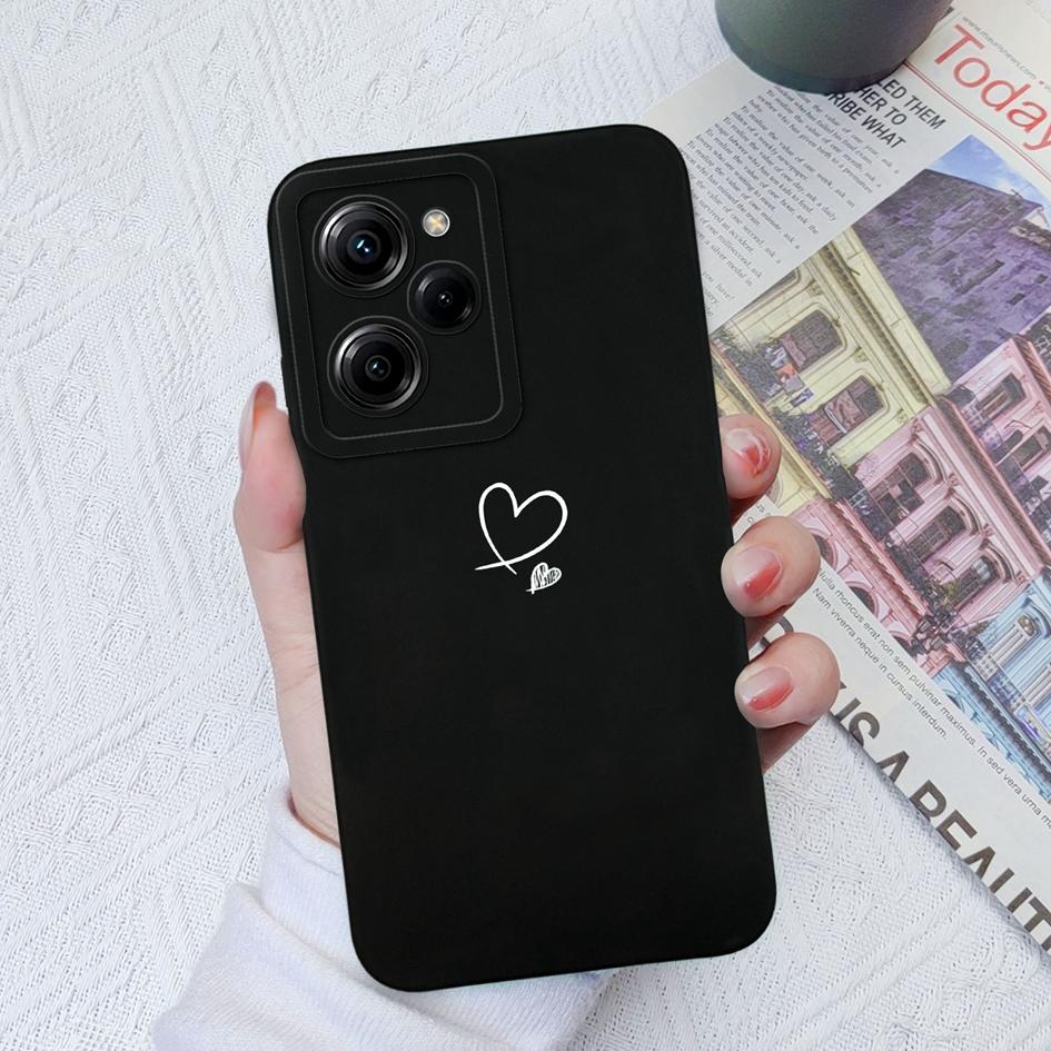 Чехол для Xiaomi Poco X5 F5 Pro M5 M4 M3 Pro, бампер для телефона, мягкий силиконовый защитный квадратный жидкий чехол, чехлы с сердечками для Xiaomi Poco Coque, бампер