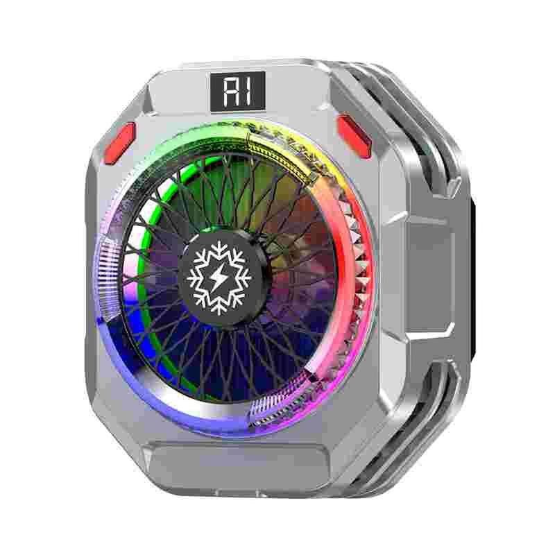 TH28-Pro Магнитный кулер для телефона Быстрый теплоотвод с регулируемой RGB-подсветкой 30 Вт ИИ-охлаждение Радиатор-клипса на заднюю панель телефона