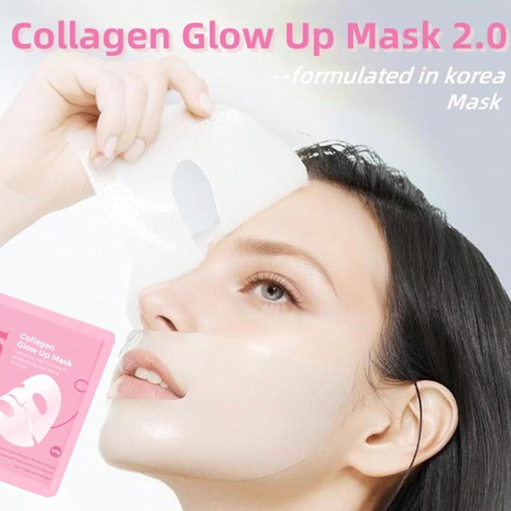 4/8/12PCS Collagen Overnight Mask, Quasi‑Biological Hydrating Mask, Anti‑Aging Brightening Pore Minimizing Face Care Mask