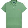 Polo Solid Color Small Pony Embroidered Pullover Short Sleeve Polo Shirt Women Tops Light-Green WMPOSWENC020930-300