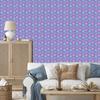 Watermelon Blue and Lavender Wallpaper for Living Room and Bedroom 50x1000