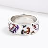 Exquisite Ring for Women High-quality Irregular Color Dripping Glue Creative Party Ring Handmade Enamel Jewelry Engagement  Ring