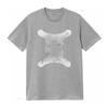 Vintage Distressed Gemini Zodiac Symbol Print Astrology Casual T Shirt vintage Washed Top For Everyday Wear Stretched Versatile