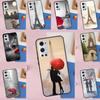 Красный зонт Эйфелева башня Чехол Для OnePlus 13 13R 12 12R 11 10 Pro 8T 10T OnePlus Nord 4 CE 2 3 Lite N30 N20 N10 Чехол