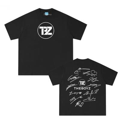 Футболка THE BOYZ, летняя футболка в стиле K-pop бойз-бэнда, корейская одежда, 100% хлопок, женская/мужская, высокое качество.
