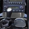 Для Chevrolet Corvette C6 2005-2007 3 шт., ящик для хранения из настоящего углеродного волокна, кнопка обогрева сиденья, панель, отделка салона автомобиля
