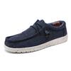 Men's Fashion Canvas Loafers Comfortable Lightweight Breathable Men's Casual Shoes Flat Slip-on Driving Shoes Man Big Size 47