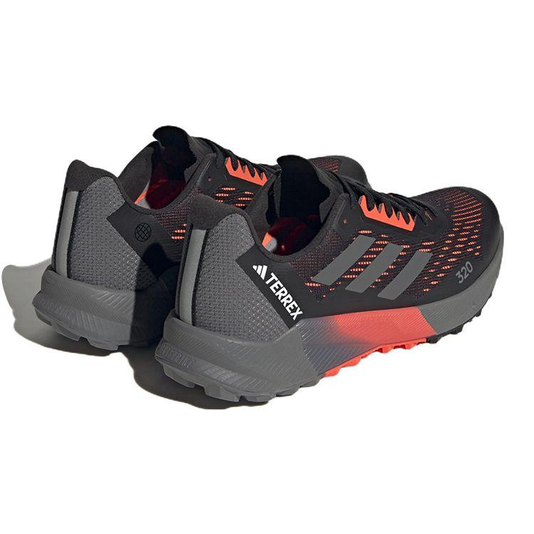 adidas Terrex Agravic Flow 2 Черно-серые мужские кроссовки Core-Black Grey-Four Cloud-White HR1114