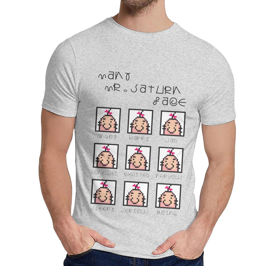 Футболка с круглым вырезом, многоликая, для фанатов игры Earthbound Mother, безумная, для мужчин, натуральный хлопок La