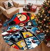 Incredibles Pattern Round Rug, Indoor/Outdoor Mat, for Picnic, Gameroom, Bedroom, Office, Living Room, Home Decor Carpet, Birthday Gift