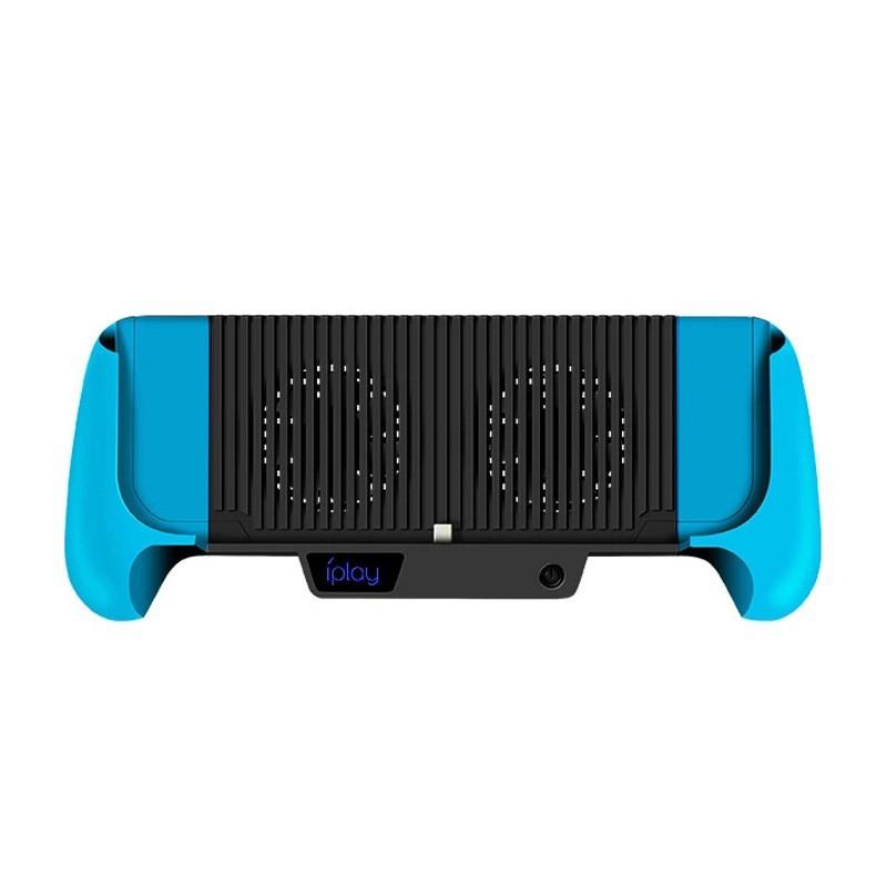 Cooling Charging Grip for Nintendo Switch & Switch Lite, 6000mAh Fan, Charger, Grip and Foldable Stand for Nintendo Switch NS Lite