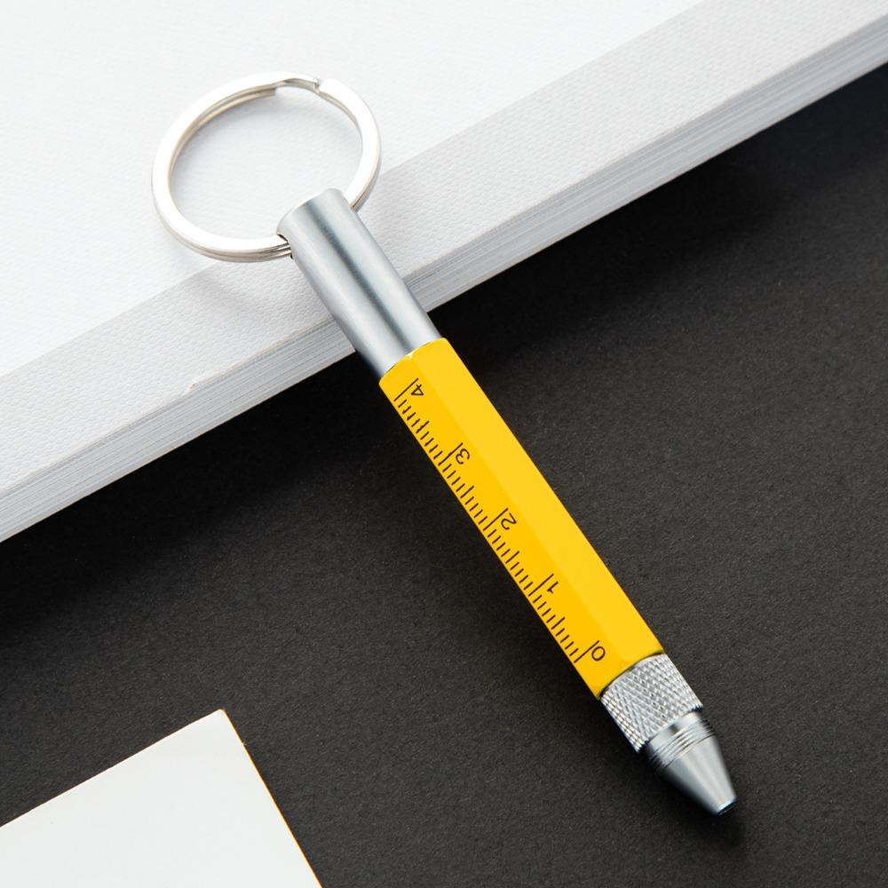 Metal Ballpoint Pen Short Style Capacitive Pen Multi Functional Multitool Pen  Construction Tools