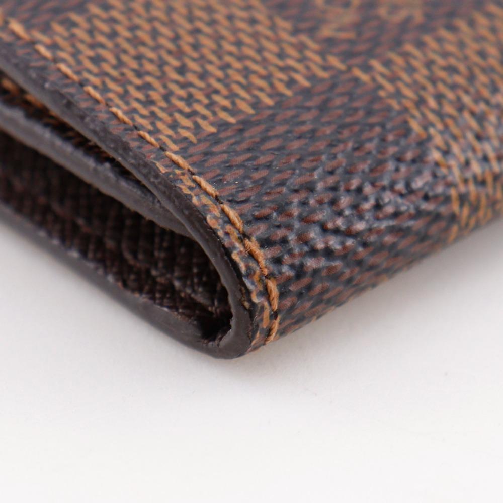 LOUIS VUITTON Multicles4 Key Holder N62631 4 hooks Brown Damier canvas unisex Used