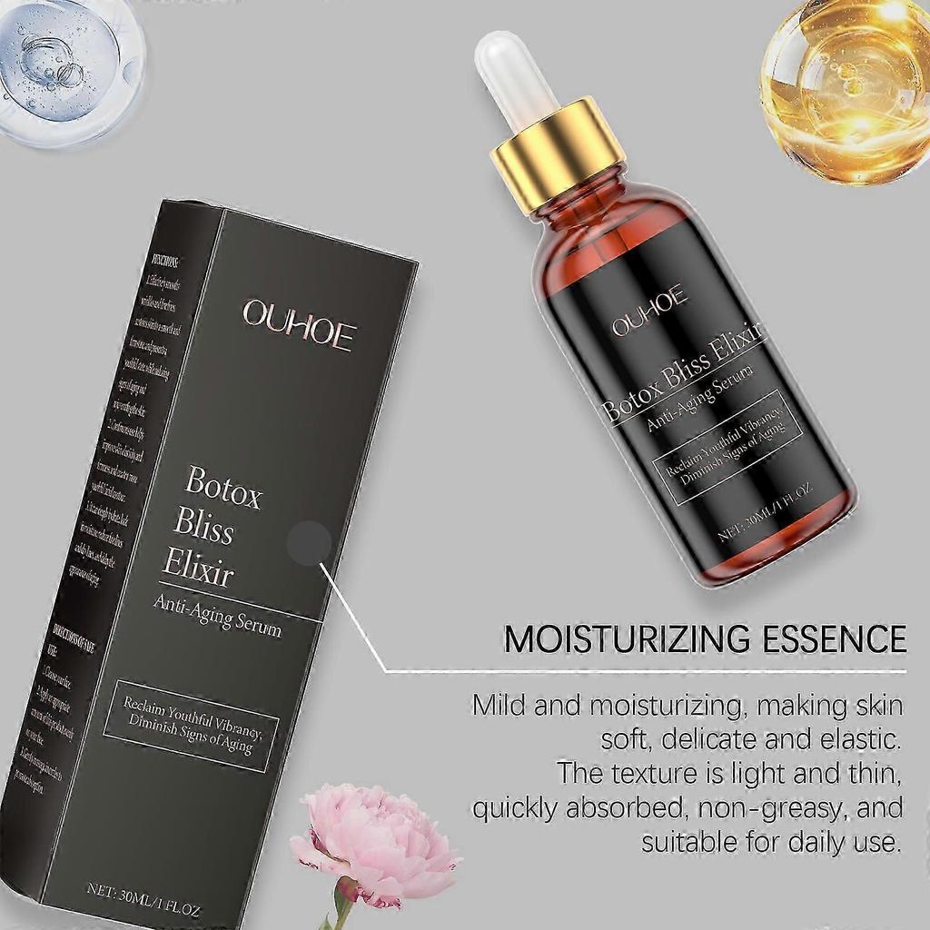 Ouhoe Essence Hydratante Essence Faciale Hydrate Et Hydrate, Améliore La Texture de la Peau, Réduit les ridules Et Adoucit la Peau