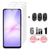 6-в-1 Полностью клеевое стекло для Samsung Galaxy A07 Защитное стекло для экрана Galaxy A07 Защитная пленка для линзы телефона Samsung A07