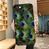 Peacock Feathers Phone Case For iPhone 16 17 Pro Max 15 14 13 11 12 Pro Max mini 15 16 Plus 16e 17 Air Cover