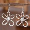 Stylish Trendy Large Flower Petal Alloy Earrings